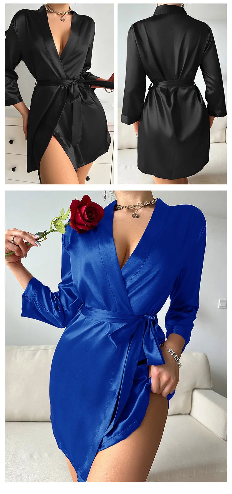 Pink Bride Bridesmaid Wedding Robe Spring Summer Female Sleepwear Kimono Bathrobe Nightgown Loose Silk Satin Home Dressing Gown