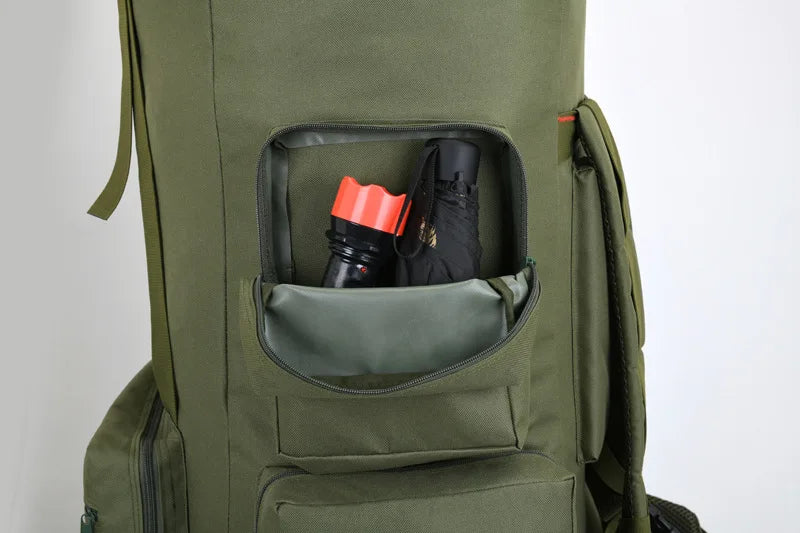 130L Extra Large Capacity Outdoor Backpack Men's Travel Backpack Luggage Bag Check in Camping Exercise Camo Backpack