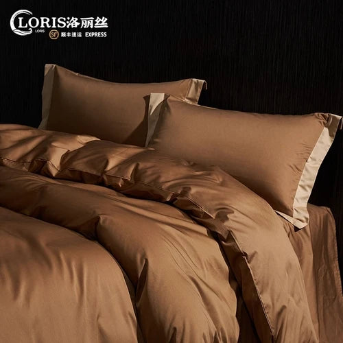 180 long-staple cotton bed four-piece cotton 100-cotton bed linen bedding of five-star hotel
