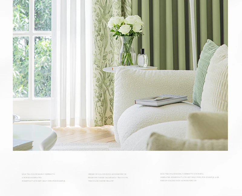 Retro Light Luxury Style Drapes Large Area Bedroom Full Blackout Curtain Home Living Room Drape Floor-to-ceiling Window Curtains
