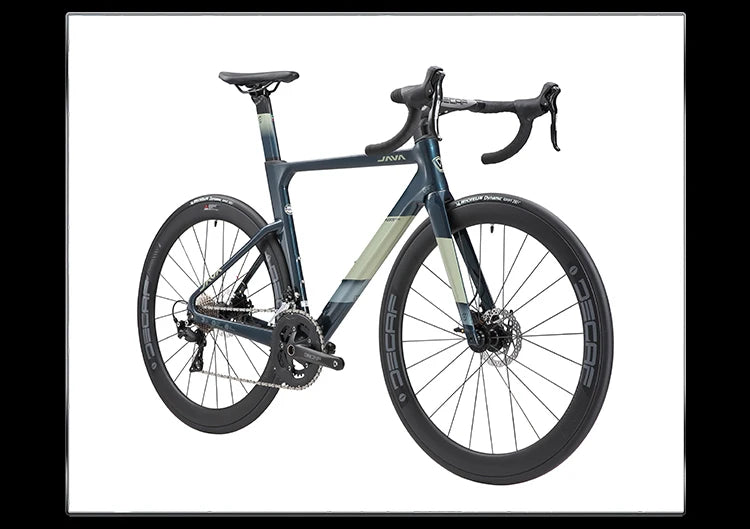 JAVA FUOCO TOP Road Bike 24 Speed Carbon Fiber Road Bicycle R7120 105 Hydraulic Disc Brake Racing Cycling Fuoco-Top DECAF UCI