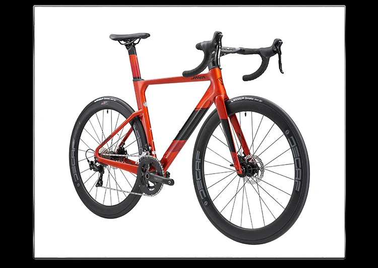 JAVA FUOCO TOP Road Bike 24 Speed Carbon Fiber Road Bicycle R7120 105 Hydraulic Disc Brake Racing Cycling Fuoco-Top DECAF UCI