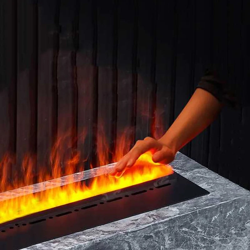 Smart Steam LED Flame TV Decorative Fireplace Sound Of Firewood Cracking 3D Water Vapour Electric Fireplace