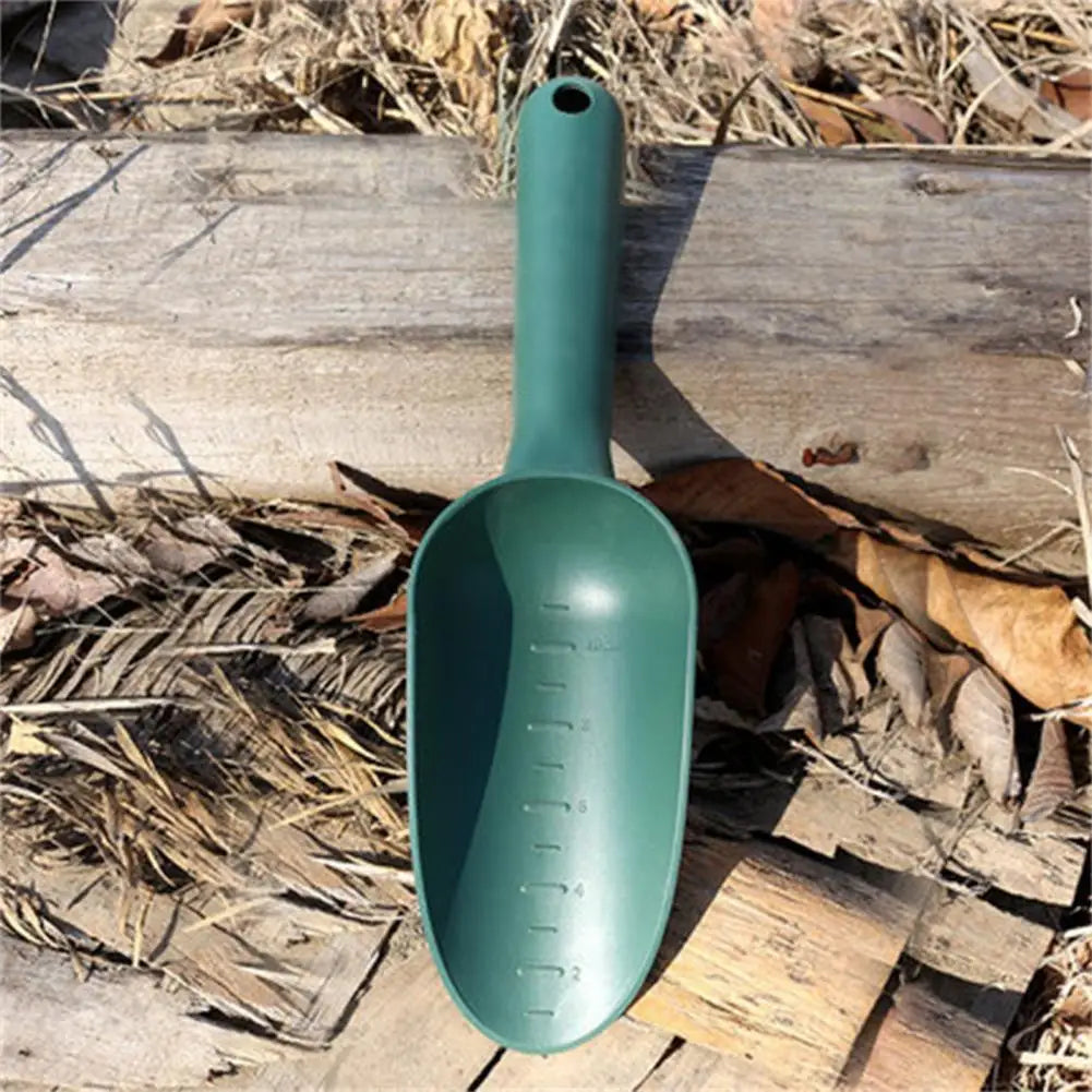 Soil Scoop Handle Scale Mark Design Loosening Soil Plastic Potting Soil Scoop Garden Shovel Digging Tool Home Supplies
