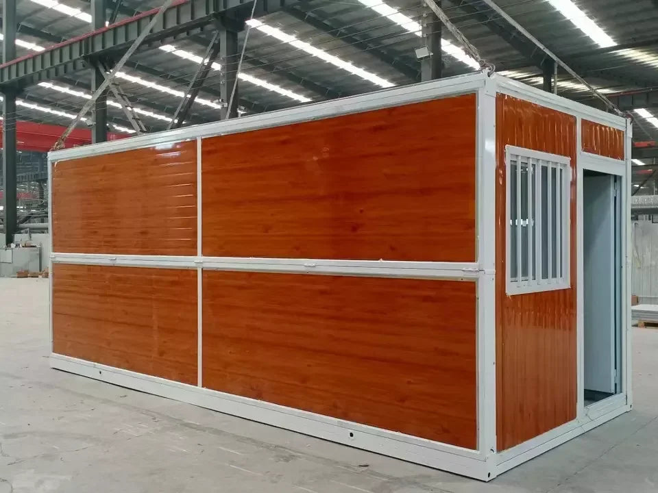 20ft Sandwich Panel Worker Room Flat Pack Flatpack House Prefabricated Folding Foldable Container House