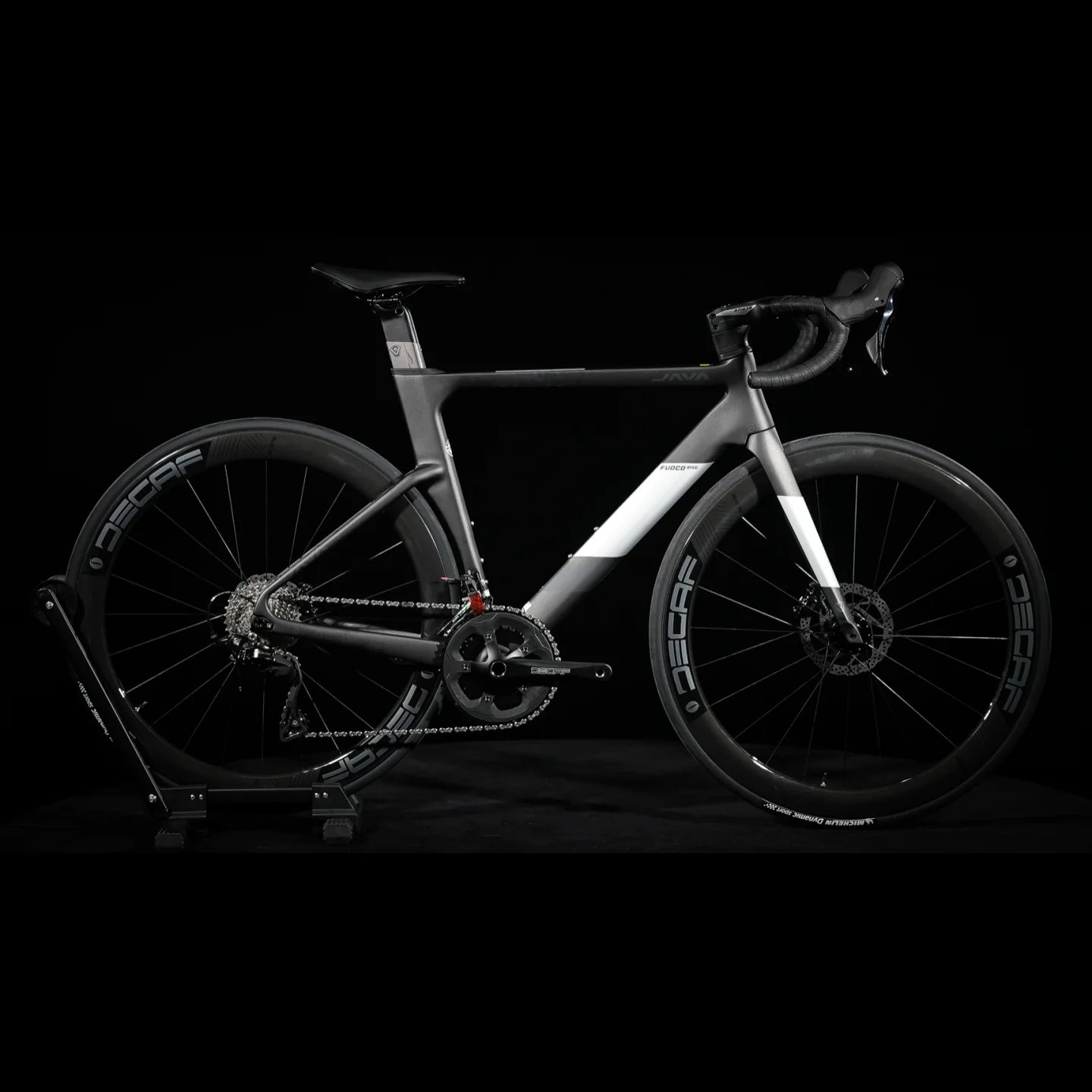 JAVA FUOCO TOP Road Bike 24 Speed Carbon Fiber Road Bicycle R7120 105 Hydraulic Disc Brake Racing Cycling Fuoco-Top DECAF UCI