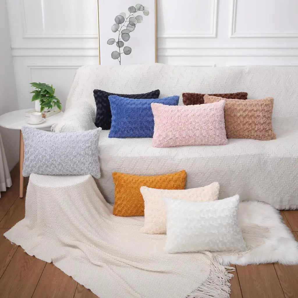 Homaxy Luxury Pillow Case 50x50cm Decorative Cushion Cover For Sofa Bed Car Sleeping Pillowcase Living Room Pillow Cover 40x40