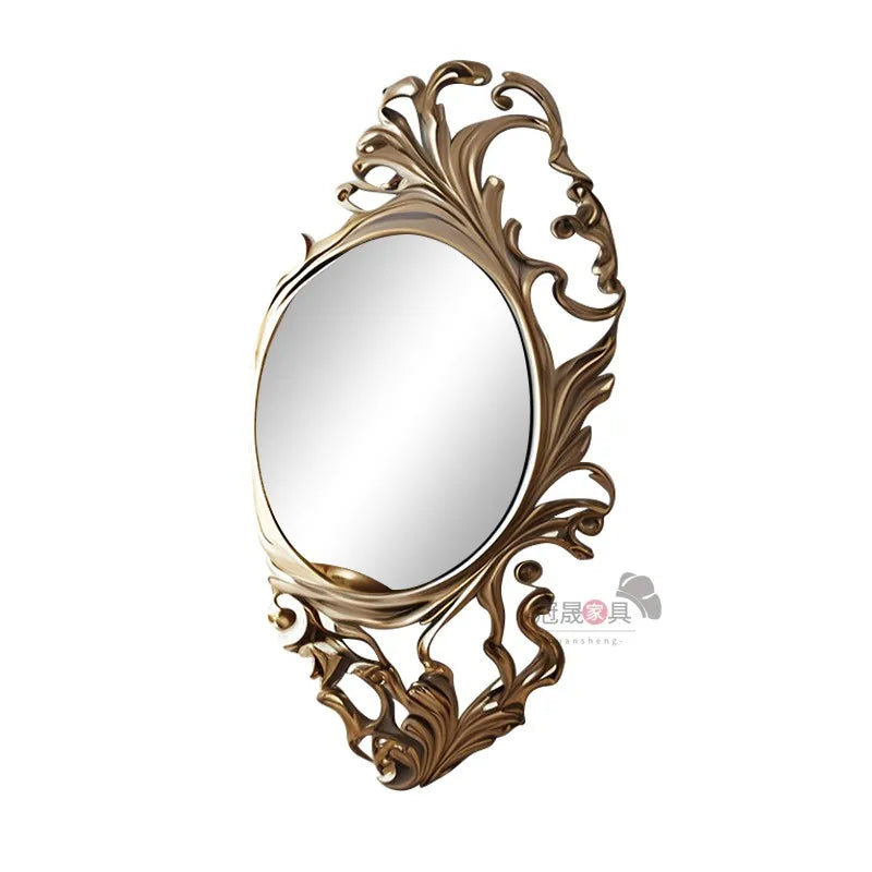 Wall Decorative Mirrors Makeup Italian Indoor Dining Salon Luxury Japanese Decorative Mirrors Bedroom Lustro Decoration Home