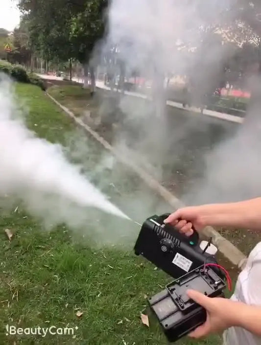 12V fogger low voltage, vehicle mounted spray, outdoor photography, mobile fogger without battery