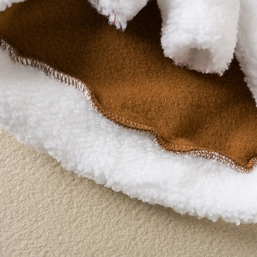 Winter Cat Costume Santa Cosplay Funny Transformed Cat Dog Pet Christmas Cape Dress Up Clothes Red Scarf Cloak Props Decoration