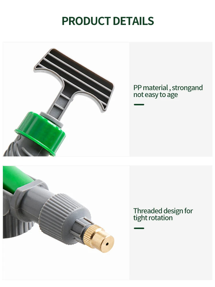High Pressure Air Pump Sprayer Adjustable Nozzle Drink Bottle Spray Agricultural Garden Watering Tools Beverage Bottle Sprayer