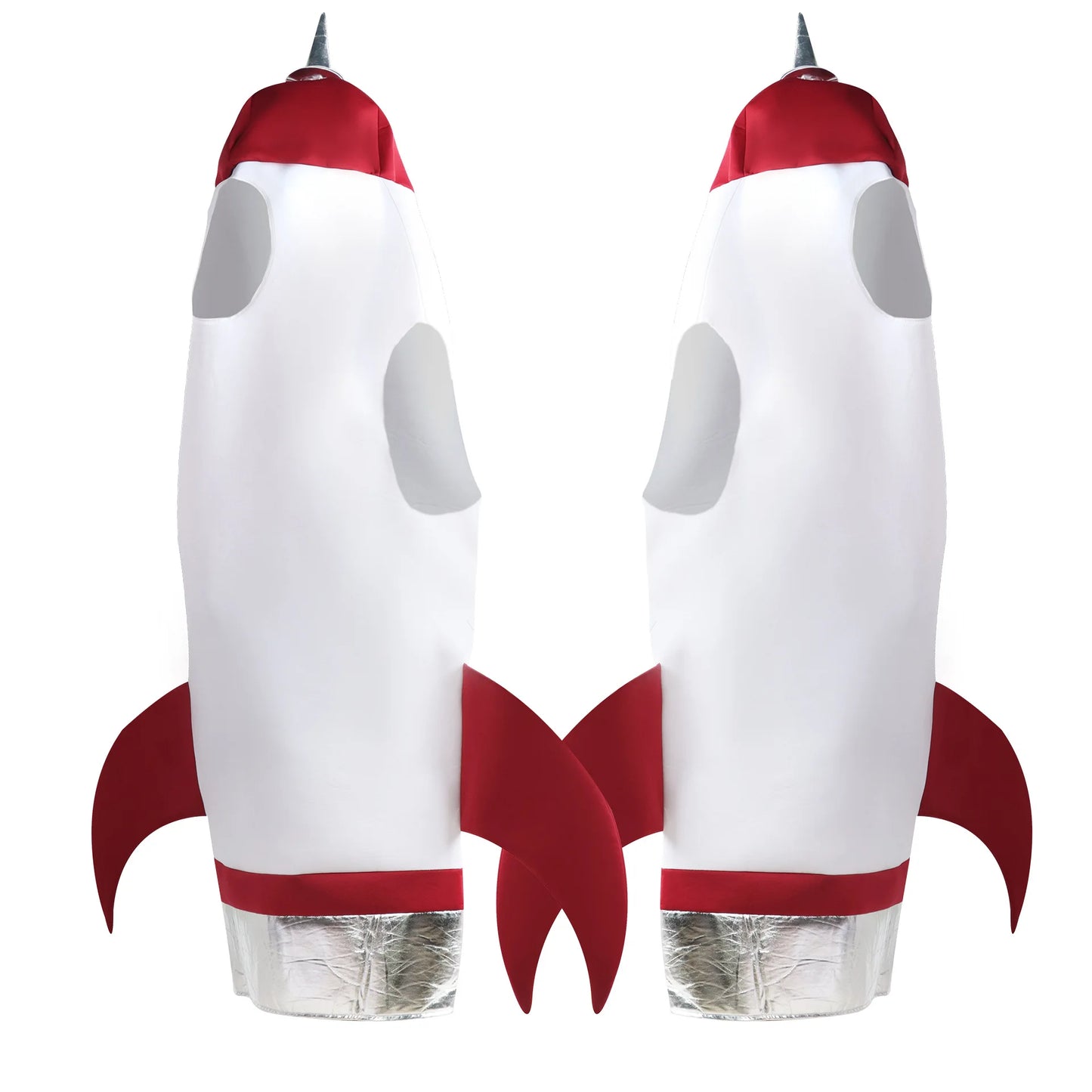 Rocket Costume Adult Men Women Inflatable Halloween Costume Party Cosplay Dress Up Clothes Funny Astronaut Flight Space Suit