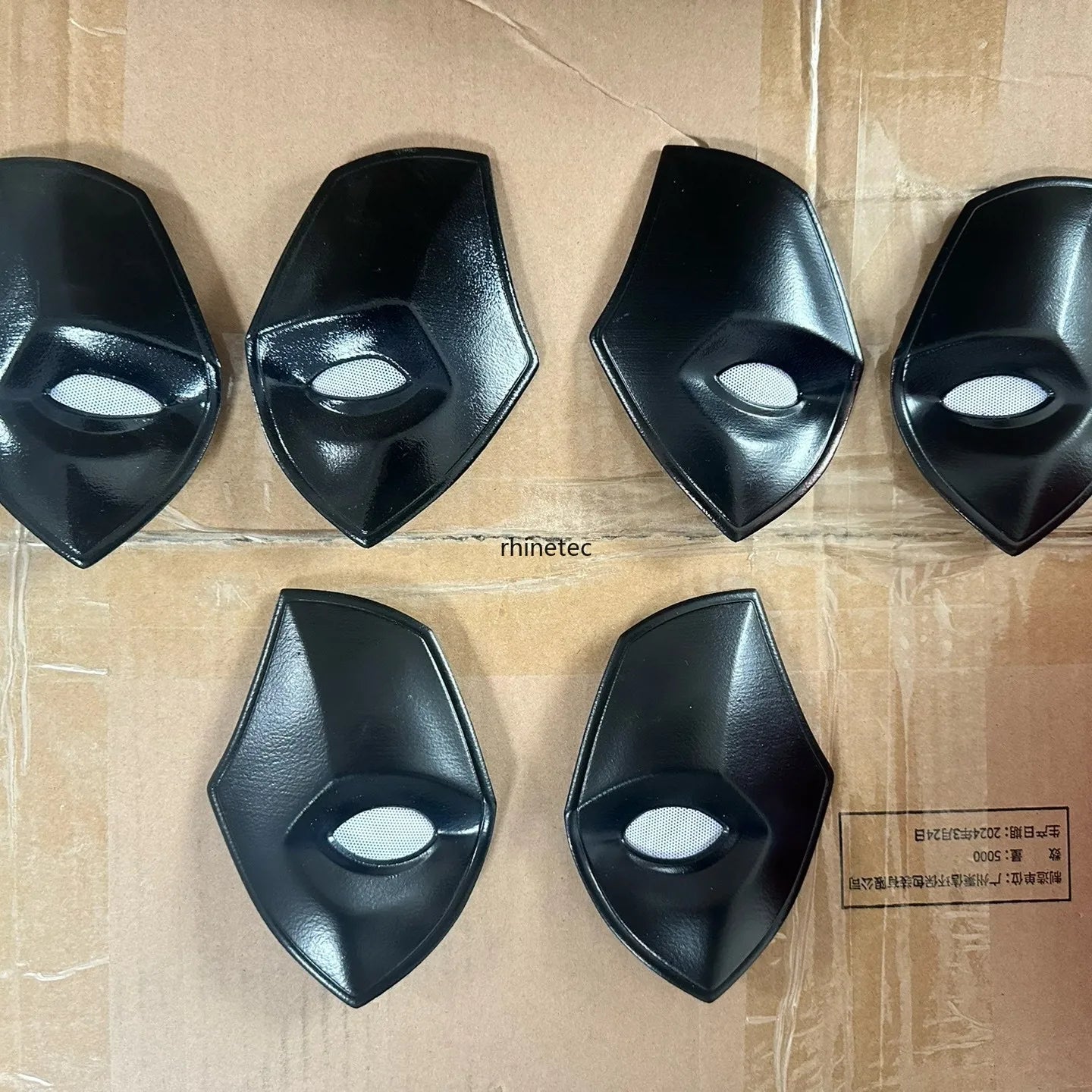 Marvel Deadpool Mask with 3D Screen Printed Fabric & 1 Pair of Magnetic Normal Eyes Halloween Cosplay Costume for Birthday Gift