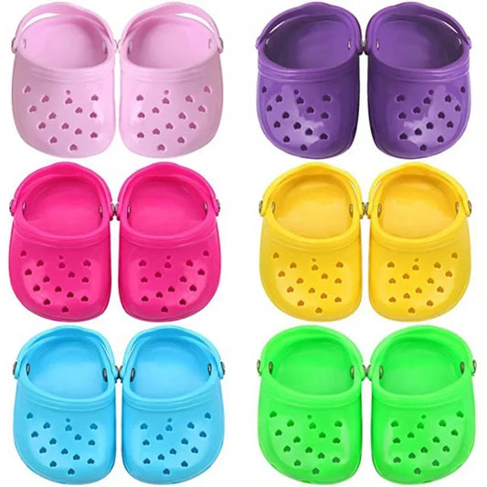 Pair Small Cute 3D Mini Sandal Slipper Plastic Lovely Beach Shoes Croc Hole Pet Shoe dogs accessoires pets puppy pets pet items