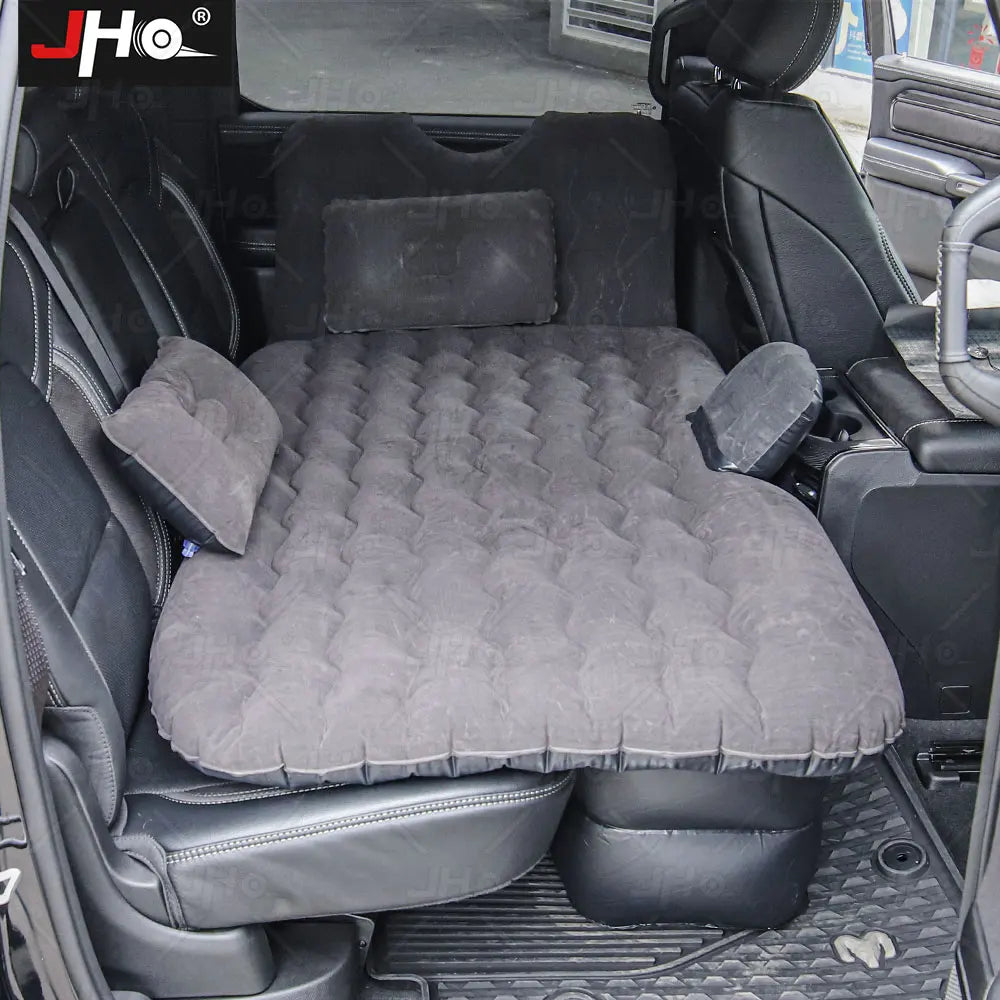 JHO Air Inflatable Travel Mattress Bed for Back Seat Multi functional Sofa Bed Pillow Camping Mat Dodge Ram TRX 2022 2023
