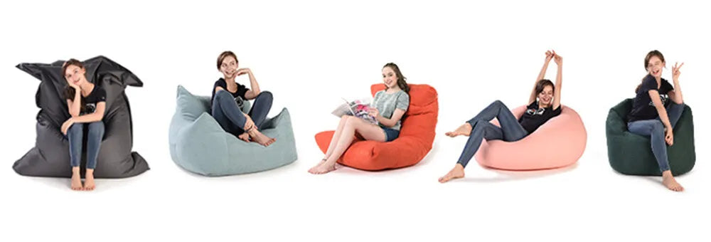 OTAUTAU 150/180/210/240L EPS Ball Filler for 2/3ft Beanbag Pouf 1-3-5mm Polyester Pillow Cushion Bean Bag Chair Snow Scene TCLZ1