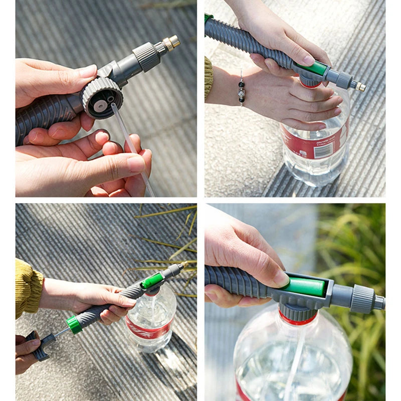 High Pressure Air Pump Sprayer Adjustable Nozzle Drink Bottle Spray Agricultural Garden Watering Tools Beverage Bottle Sprayer