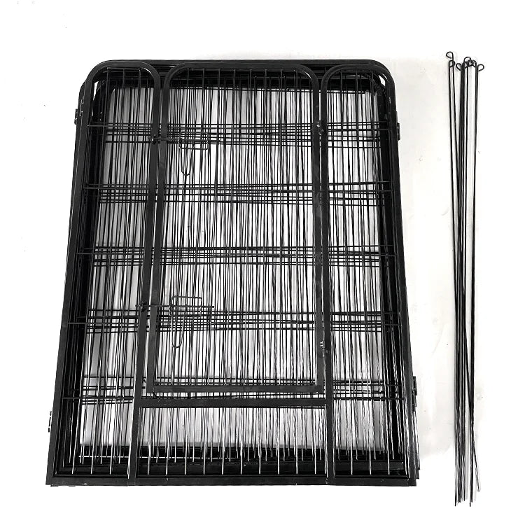 100x80 Dog Playpen Crate Fence Pet Play Pen Exercise Cage Portable Pet Dog Playpen Dog Enclosure Fence