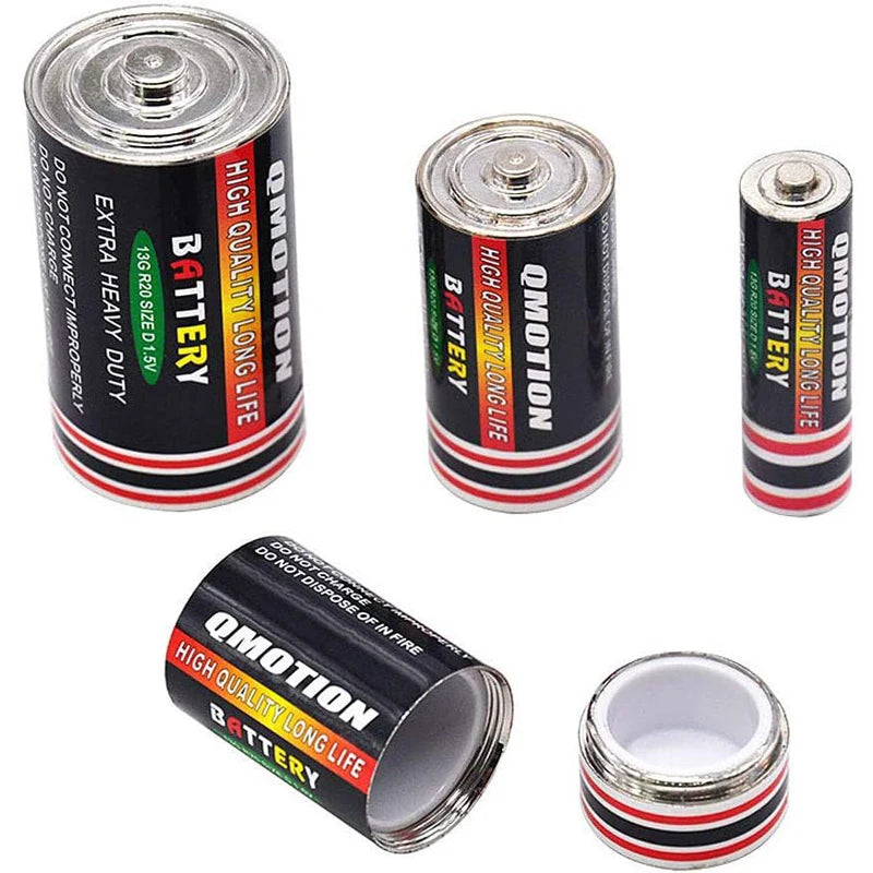 Battery Diversion Safe Hidden Secret Compartment Stash Case Discreet to Hide and Store Money, Bill or Other Valuables