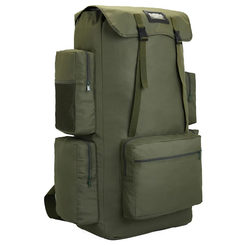 130L Extra Large Capacity Outdoor Backpack Men's Travel Backpack Luggage Bag Check in Camping Exercise Camo Backpack