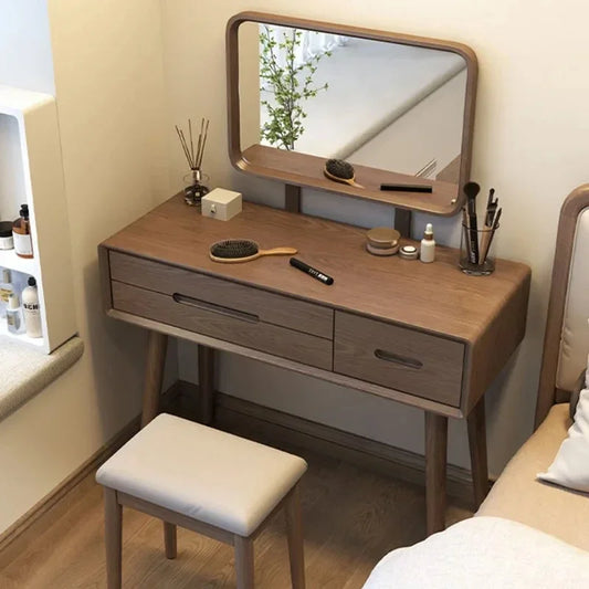 Bedroom Mirror Dressing Table Big Container Nordic Fashion Hairstyle Dressing Table Modern Comoda Pra Quarto Chinese Furniture