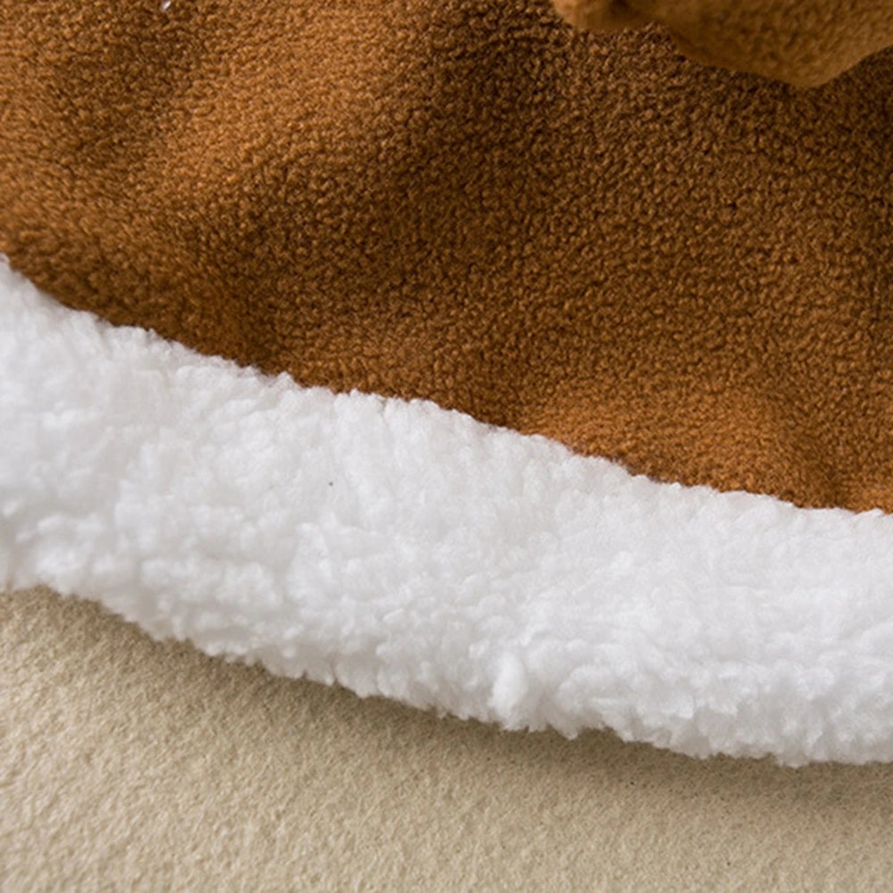 Winter Cat Costume Santa Cosplay Funny Transformed Cat Dog Pet Christmas Cape Dress Up Clothes Red Scarf Cloak Props Decoration