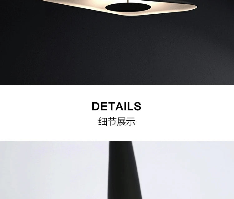 Italian Design Irregular Pendant Light for Dining Table Living Room Restaurant Black White Hanging Light Kitchen Island Lighting