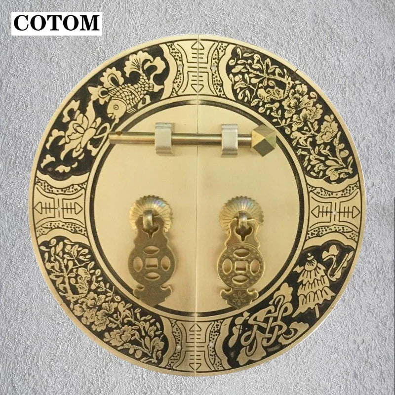 1 Set High Quality Door Latch Sliding Lock Solid Brass Flip Latch Safety Door Bolt Latch Lock  Hardware For Garden Door Lock