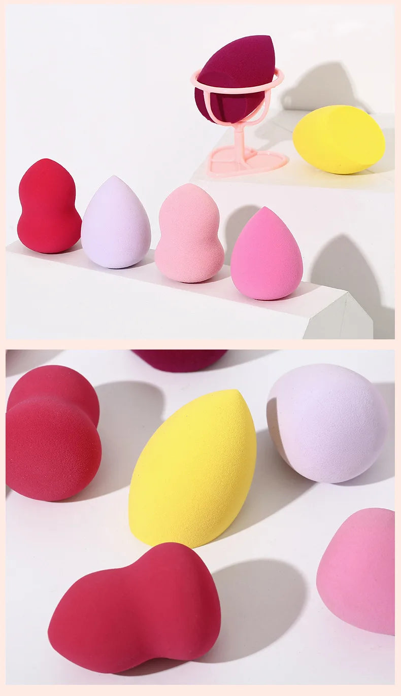 1/4/6 Pcs Make Up Sponge Cosmetic Puff Professional Makeup Sponge Foundation Powder Sponge Makeup Tools Makeup Tools Accessories