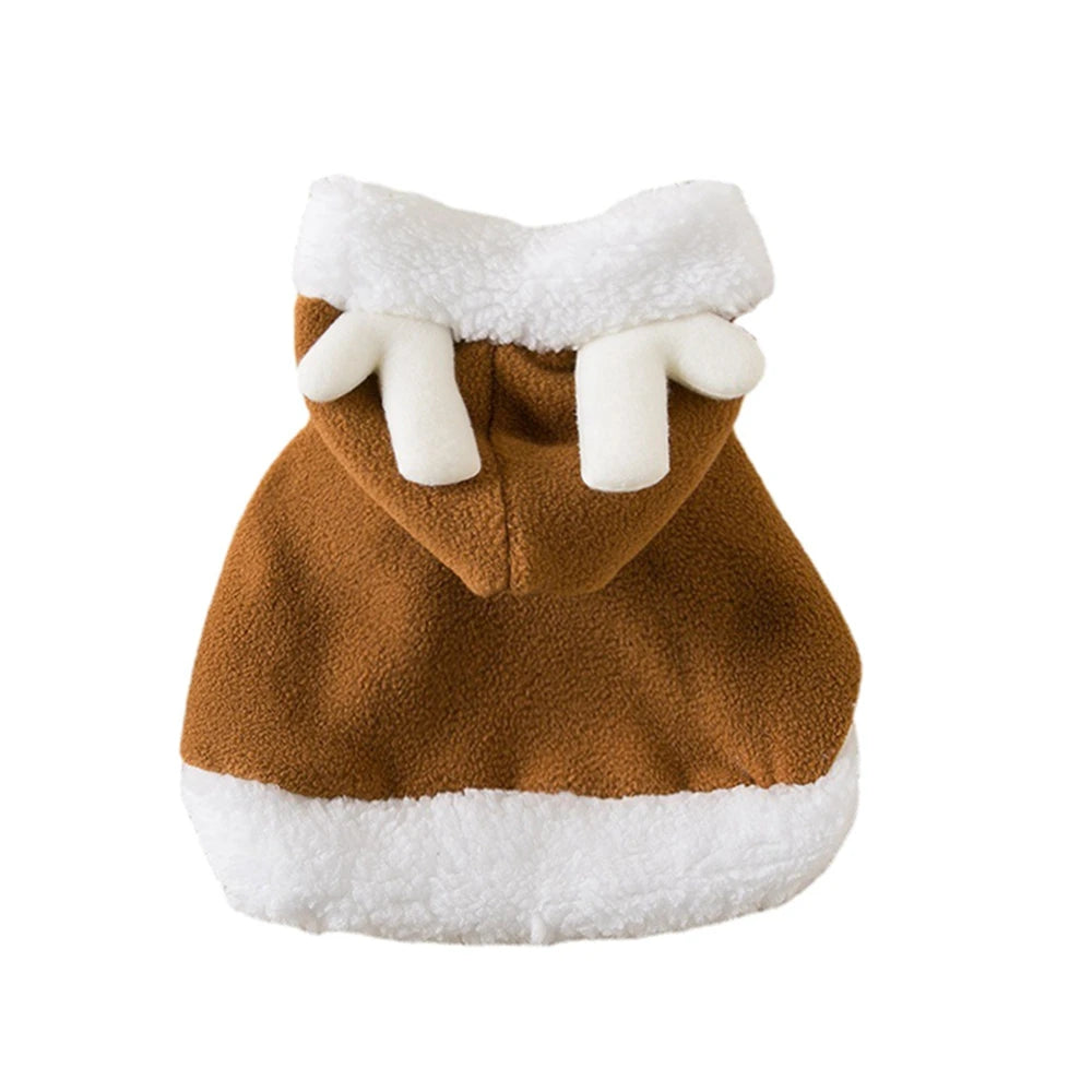 Winter Cat Costume Santa Cosplay Funny Transformed Cat Dog Pet Christmas Cape Dress Up Clothes Red Scarf Cloak Props Decoration