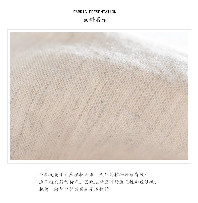 Top Selling Product In 2023 Spring Summer New Fashion 100% Linen Casual Pants Men Clothing Loose Straight Oversize Trousers