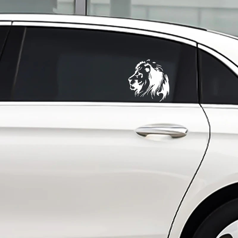 G107 Aliauto Personality Car Sticker Meditation Lion Automobiles Motorcycles Accessories Vinyl Decal for Peugeot Skoda