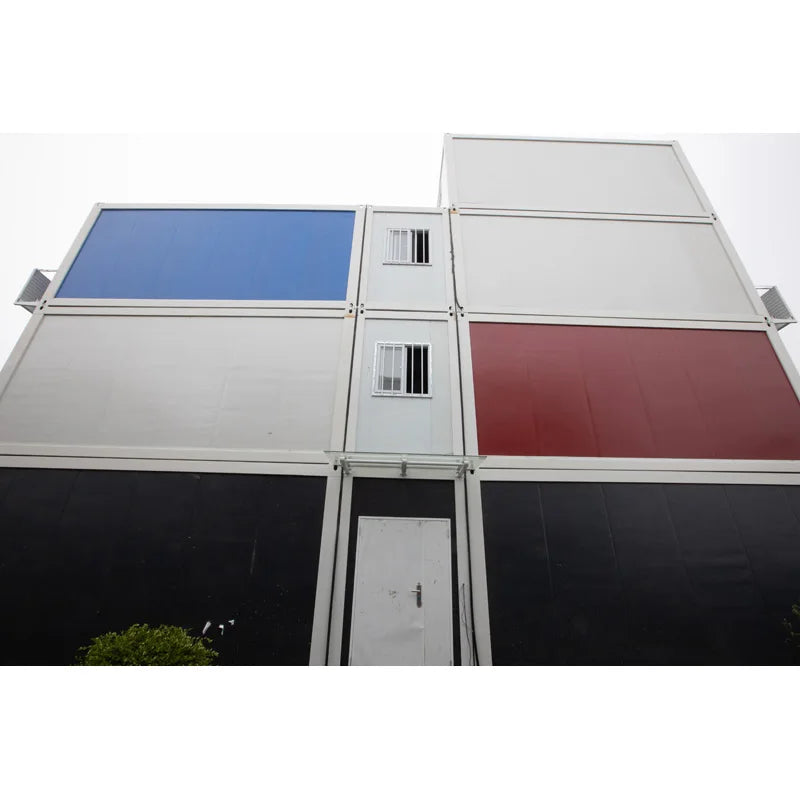 Prefabricated fully furnished flat pack container house and shop Mobile Container shop for sale
