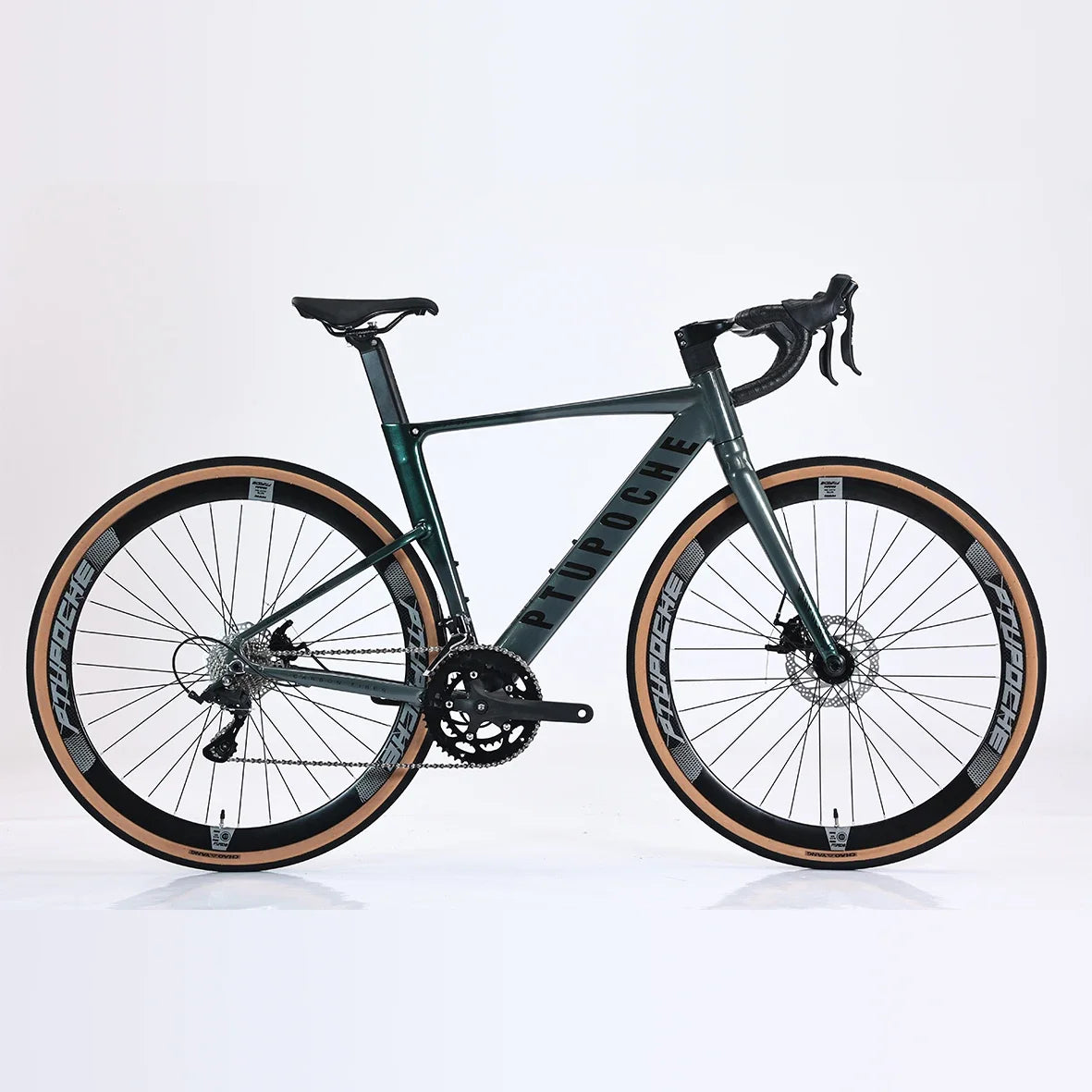 2*10 speed fully hidden inside track carbon fiber road bike Duke frame 700c