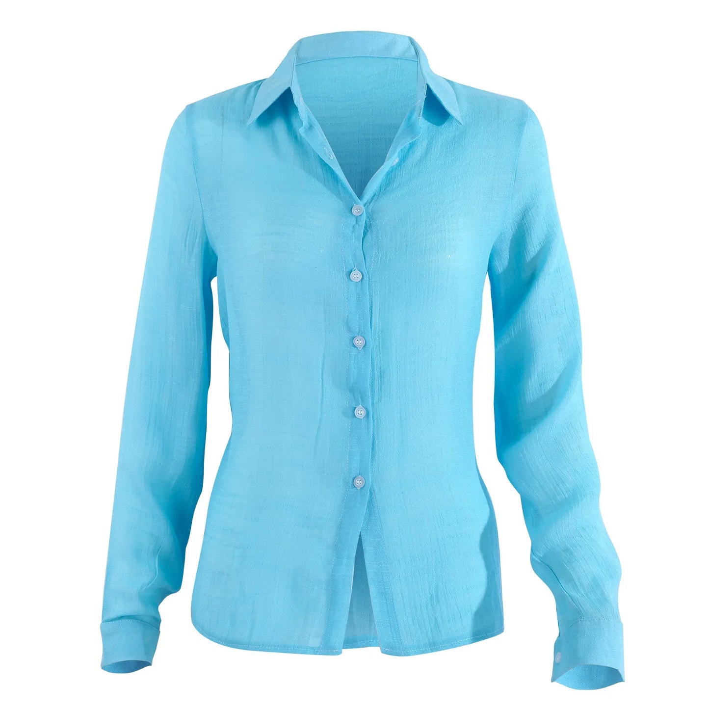 S-5XL Oversized Women Loose Cotton Linen Blouse Summer Fashion Lady Turn Down Collar Long Sleeve Solid Shirt Tops WYLP-D0002