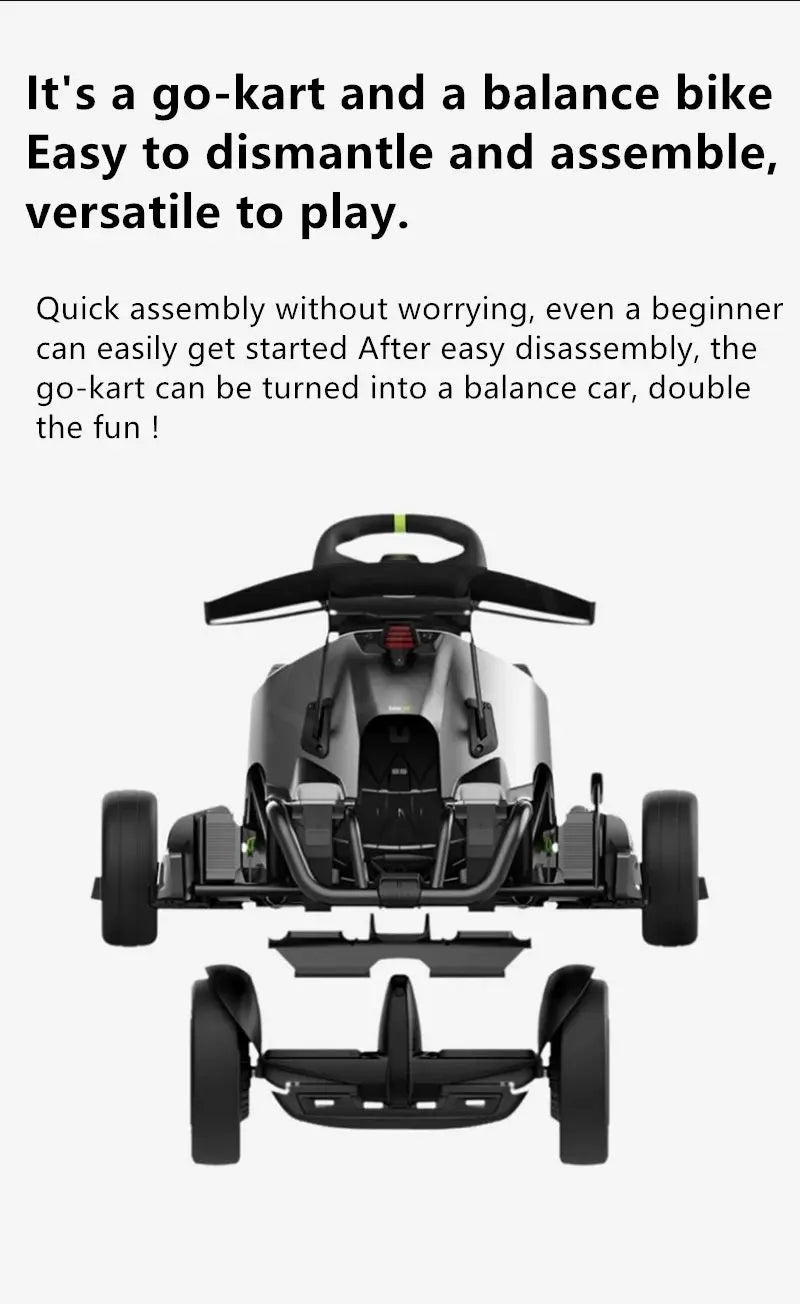 Pre-sale Ninebot By Segway Gokart Pro 2 Upgraded Version 63V 432Wh Battery 43KM/H Speed Go Kart Electric Self Balance Scooter