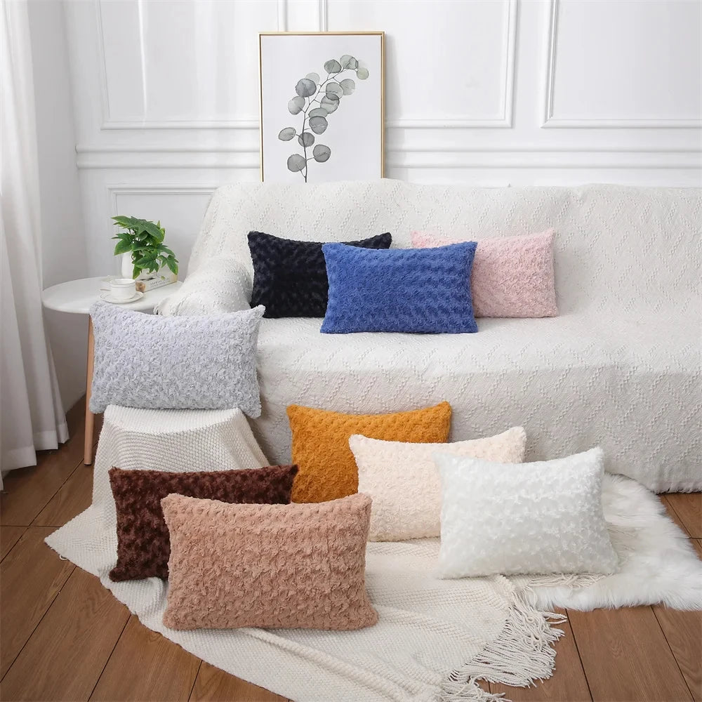 Homaxy Luxury Pillow Case 50x50cm Decorative Cushion Cover For Sofa Bed Car Sleeping Pillowcase Living Room Pillow Cover 40x40
