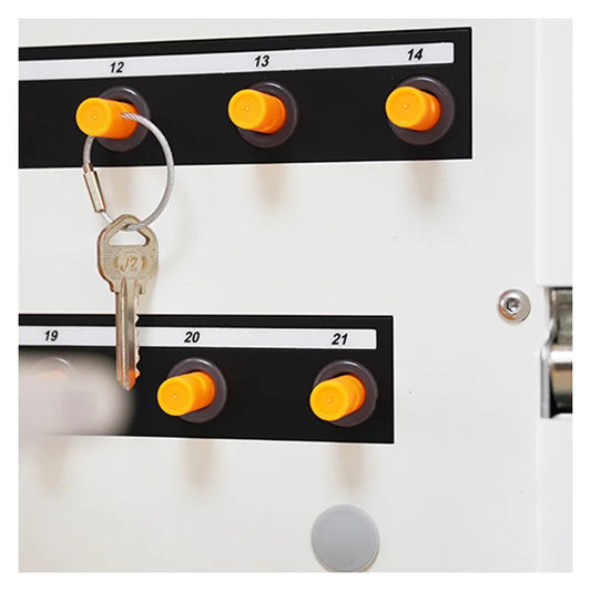 2021 Wall Mount Fingerprint Controlled Key Storage Lock Box Metal Key Safes