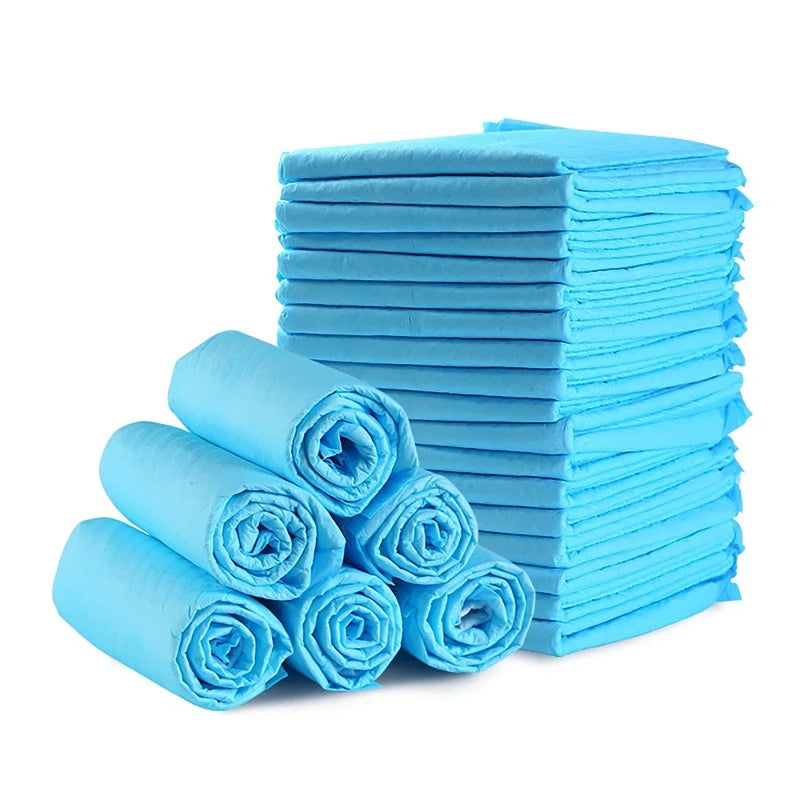 100/50/40/20PCS Absorbent Dogs Diapers Disposable Puppy Training Pee Pads Quick Dry Surface Mat Clean Cushion Dog Supplies