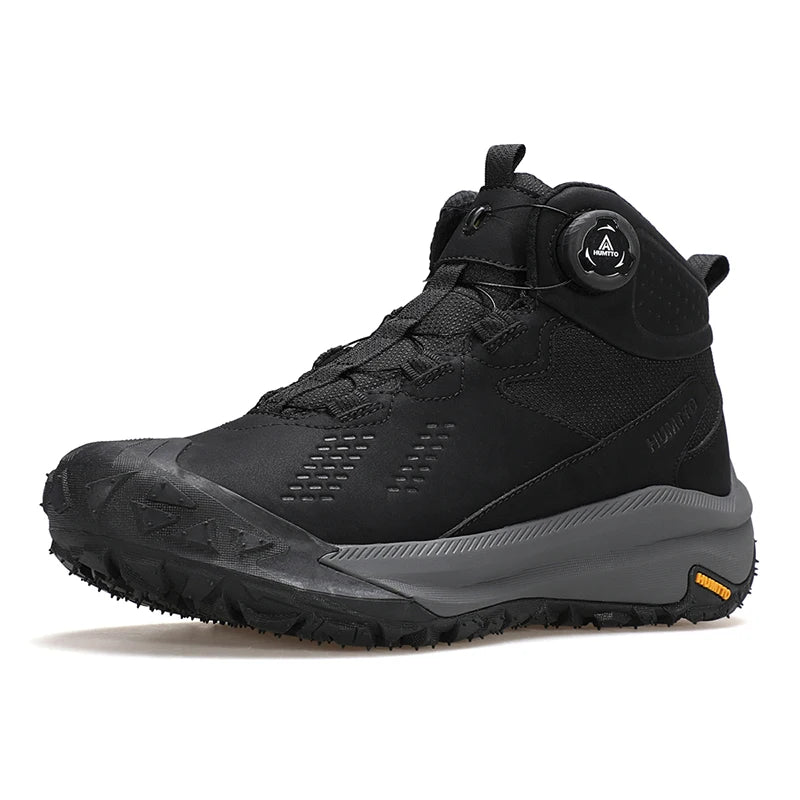 HUMTTO Hiking Shoes Men Waterproof Leather Hunting boots Women Trekking Ankle Tactical Shoes Snow boots Outdoor Sport Sneakers