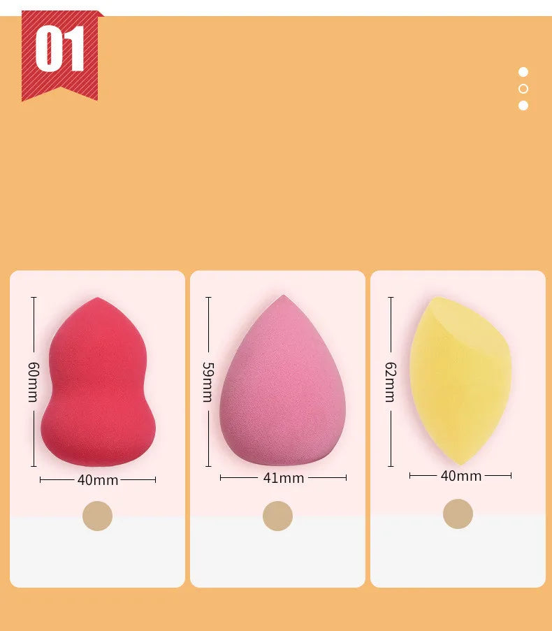 1/4/6 Pcs Make Up Sponge Cosmetic Puff Professional Makeup Sponge Foundation Powder Sponge Makeup Tools Makeup Tools Accessories