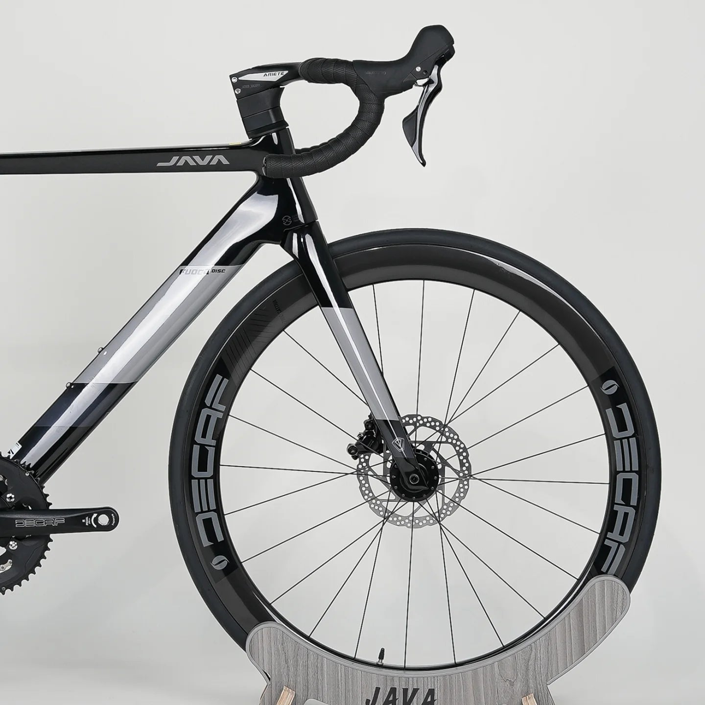 JAVA FUOCO TOP Road Bike 24 Speed Carbon Fiber Road Bicycle R7120 105 Hydraulic Disc Brake Racing Cycling Fuoco-Top DECAF UCI