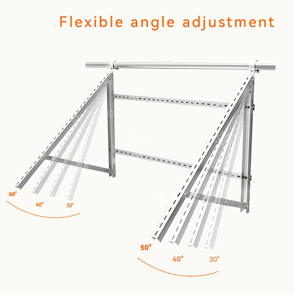 Solar racking for balconies Lightweight design Easy to install Robust racking Suitable for: balconies, gardens, wall mounting