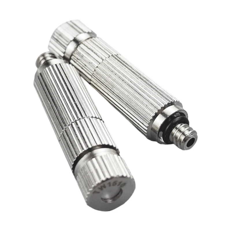 Pack 50 Pcs High Pressure 25-80Bar Fog Misting Nozzle 0.1-0.6MM Atomizer Greenhouse Humidify Water Spray Patio Nebulizer System