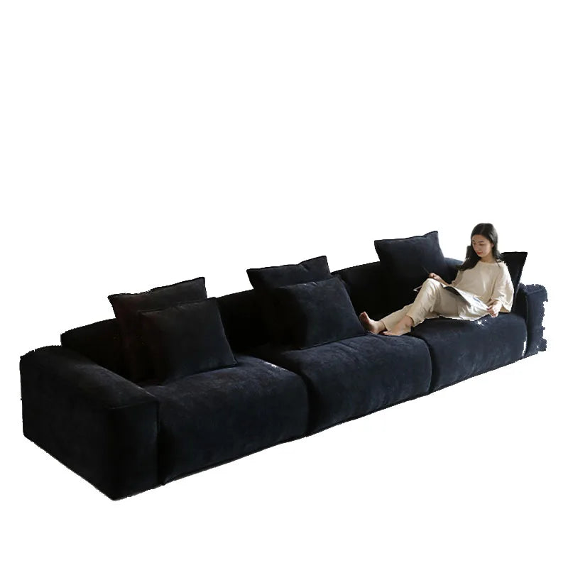 Italian Velvet Living Room Sofa Foam Sponge Minimalist Lounge European Living Room Sofa Barber Bedroom Canape Salon Furnitures