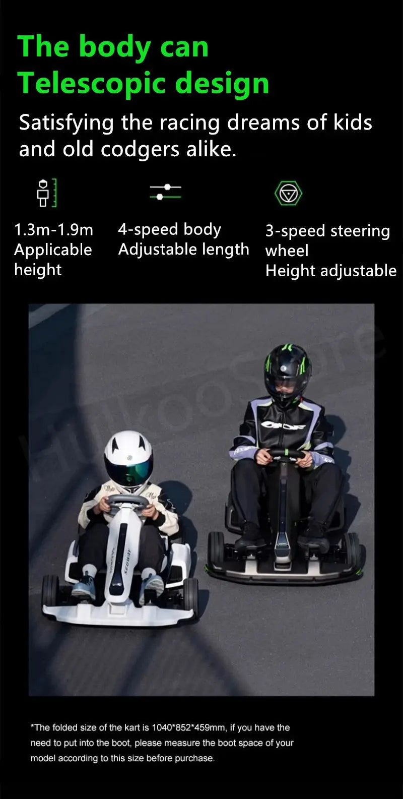 Pre-sale Ninebot By Segway Gokart Pro 2 Upgraded Version 63V 432Wh Battery 43KM/H Speed Go Kart Electric Self Balance Scooter