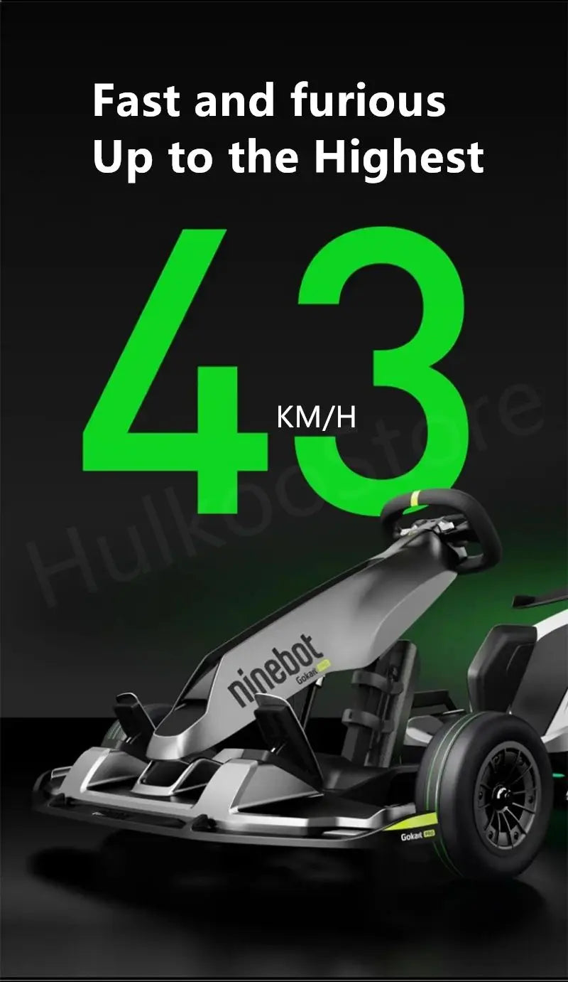 Pre-sale Ninebot By Segway Gokart Pro 2 Upgraded Version 63V 432Wh Battery 43KM/H Speed Go Kart Electric Self Balance Scooter