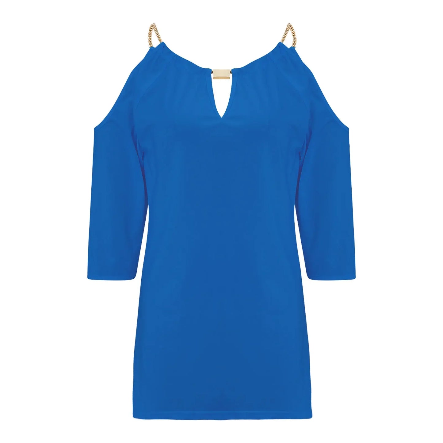 2024 New Women’s Casual Half Sleeve T-shirt Fashion Solid Color Off-shoulder V-neck Pullover Tops