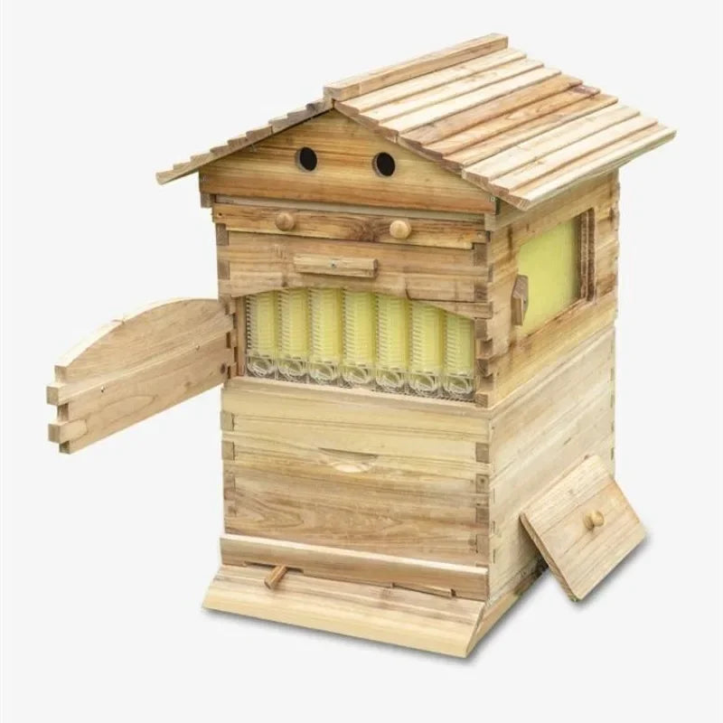 Automatic Flow Beehive Automatic Flow Honey Honeycomb Plastic Honeycomb Honeycomb Outlet Hive