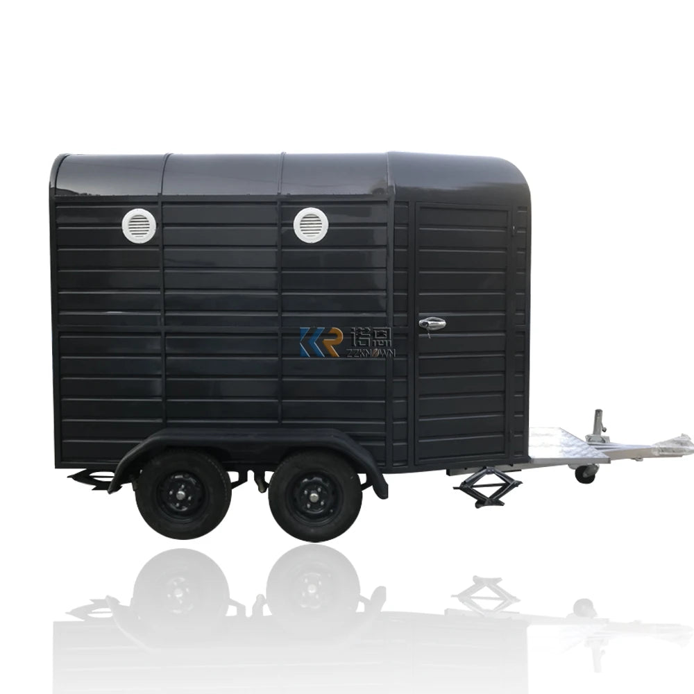 Food Trailers Mobile Bars Ice Cream Vending Van Vintage Horse Box Food Carts Food Stall Kiosk for Sale